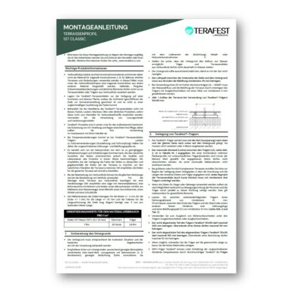 Titulka Montageanleitung 137 CLASSIC